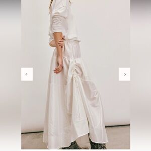 Emery Drop-Waist Midi Skirt